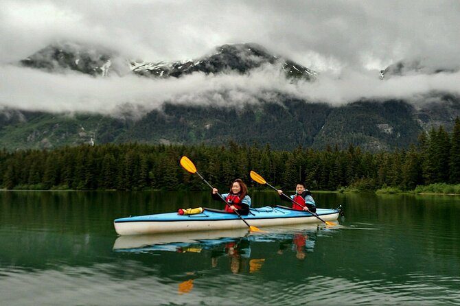 Chilkoot Lake Kayaing - Departing from Haines. - Waterfalls, Mountains, and Lush Forests