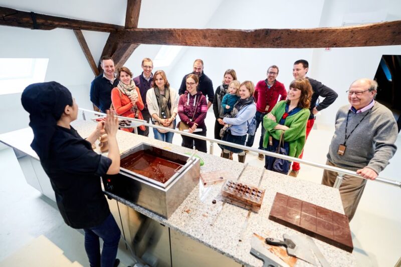 Choco-Story Brussels: Chocolate Museum Entrance with Tasting - The Very Popular Praline Making Demonstration