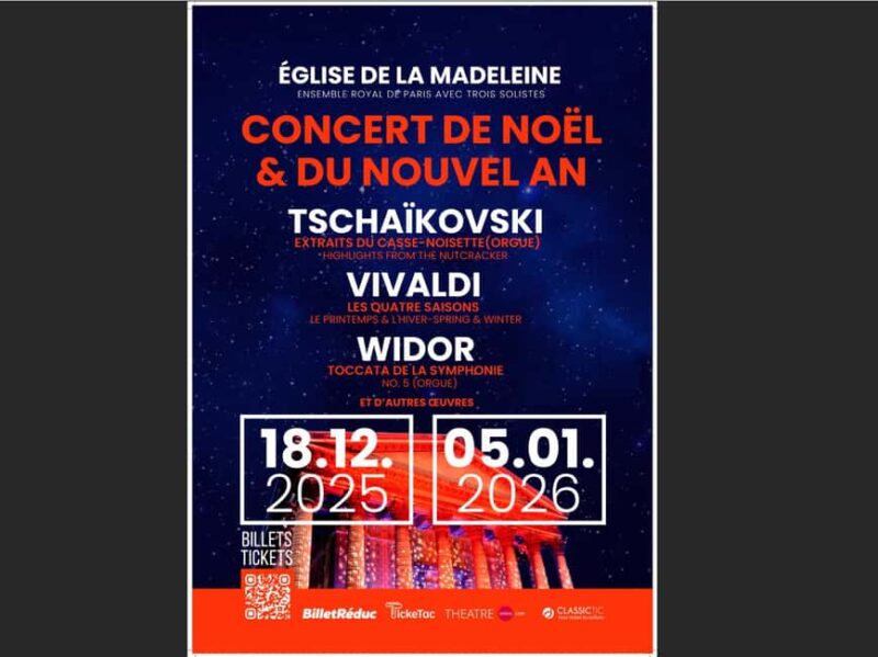 Christmas Concert at La Madeleine - A Festive Musical Evening in the Heart of Paris