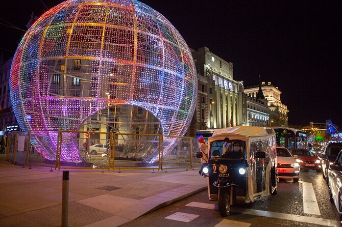 Christmas Lights Tour in Madrid in Private Eco Tuk Tuk - Discover Madrid’s Historic Monuments and Squares