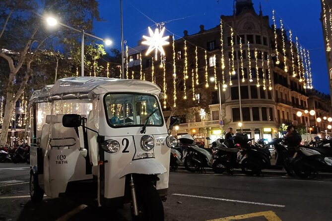 Christmas Lights Tour of Barcelona in Private Eco Tuk Tuk - Frequently Asked Questions