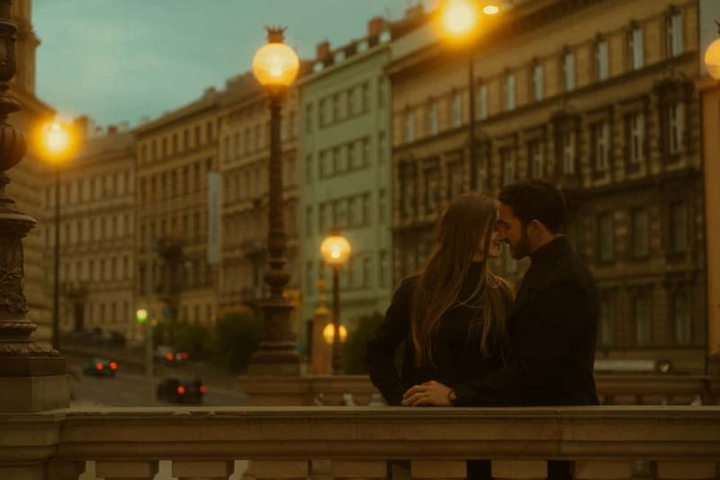 Cinematic Photoshoot Experience in Prague - Scenic Views Along the Vltava Riverbank