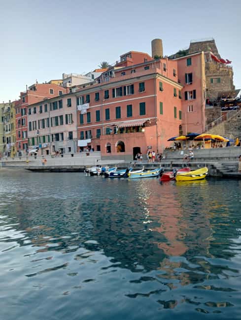 Cinque Terre Morning or Sunset Boat Tour with Aperitif - Stops at St. Peters Church, Lord Byrons Cave, and the Islands