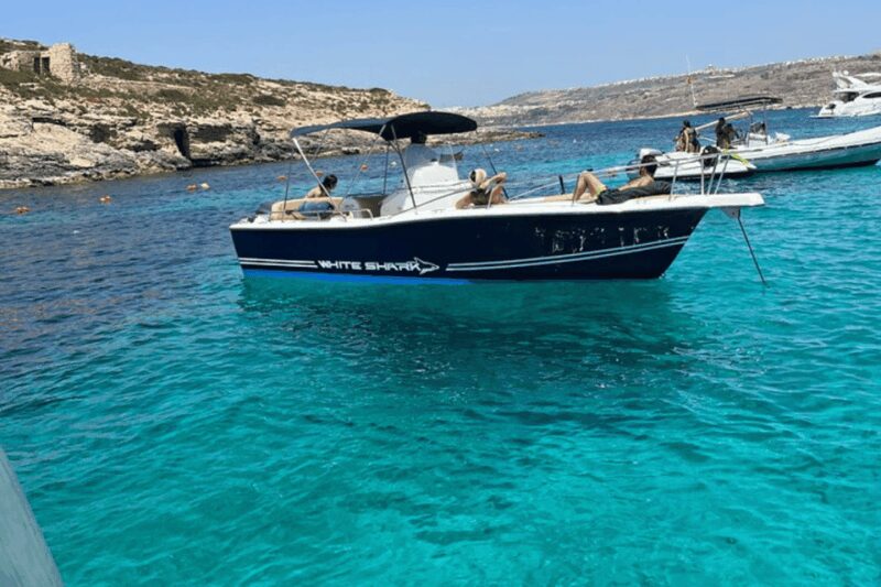 Cirkewwa/Mgarr: Blue and Crystal Lagoon Private Boat Charter - Key Points