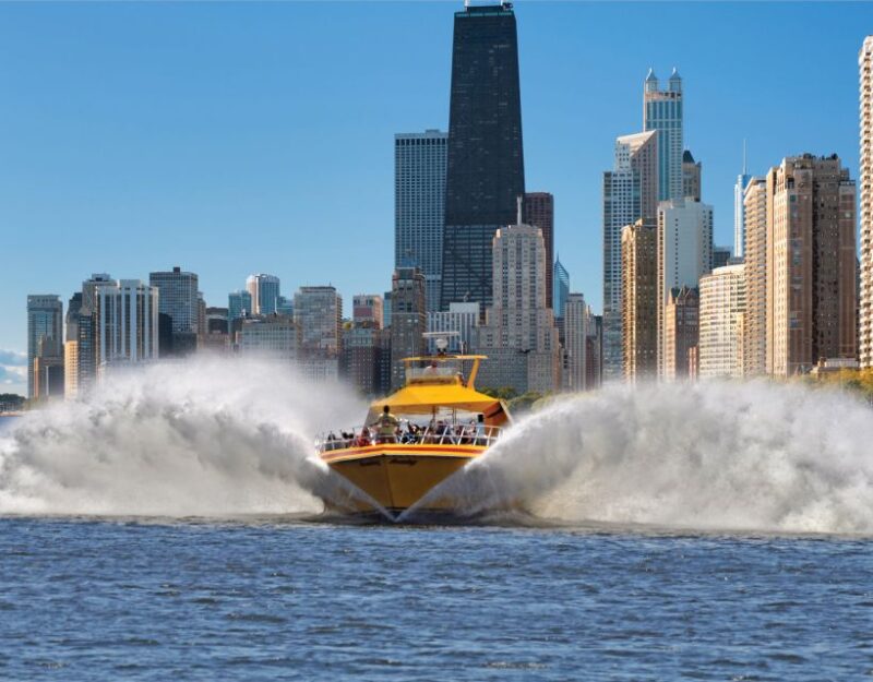City Cruises Chicago: Seadog Lakefront Speedboat Ride - The Extreme Thrill Ride: High Speeds and Spins