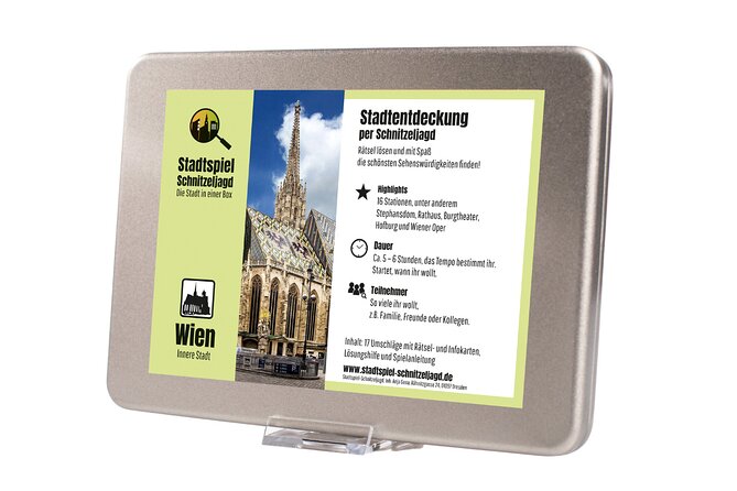 City game scavenger hunt Vienna - independent city tour I discovery tour - Discovering Schönbrunn Park and the Imperial Hofburg