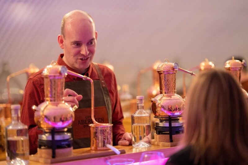 City of Aberdeen Distillery: Gin School Experience - Bottling and Naming Your Signature Creation