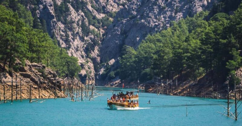 City of Side: Cabrio Bus & Green Lake Boat Tour with Lunch - Visiting Manavgat River and Waterfall