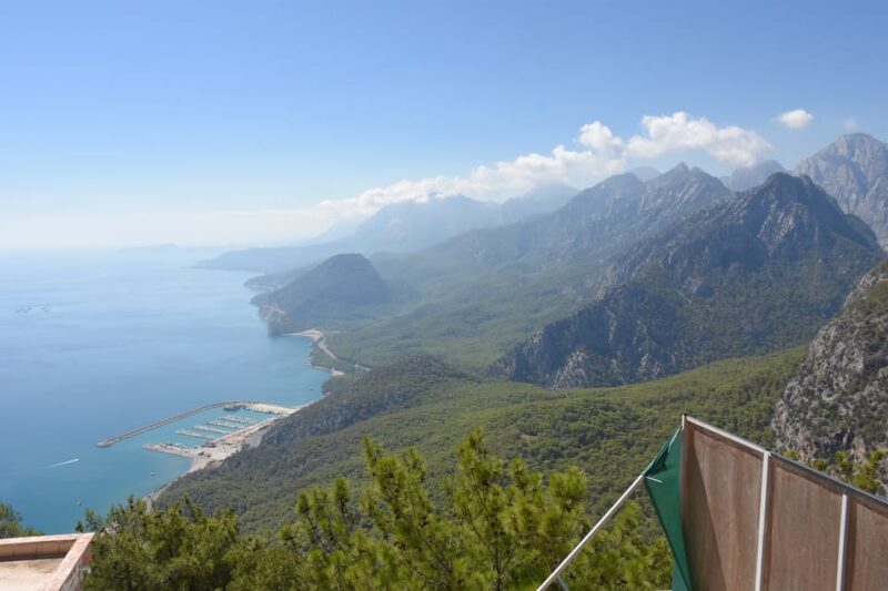 City of Side: City Tour including Waterfalls and Cable Car - The Cable Car Experience to Tünektepe