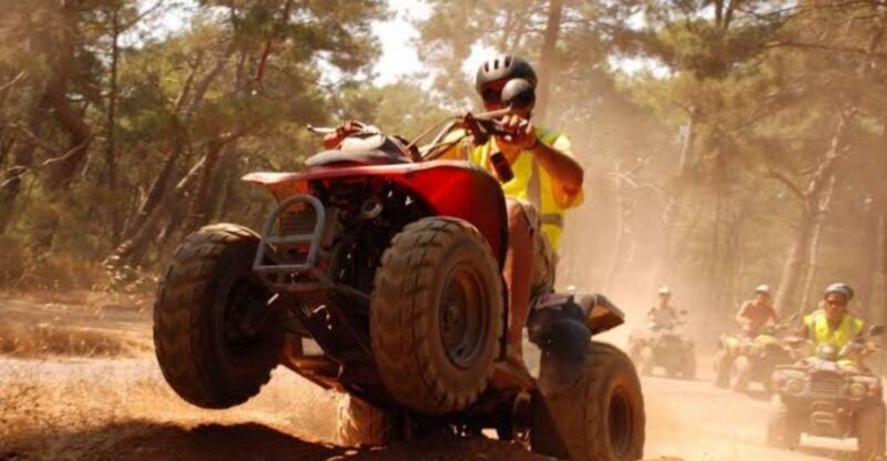 City of Side: Forest Quad-Bike Tour with Hotel Transfers - Navigating the Forest Trails and Muddy Paths