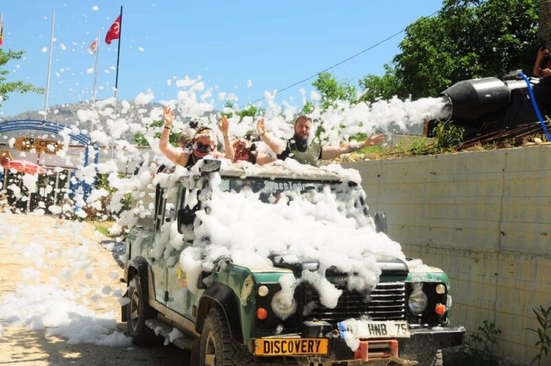 City of Side: Jeep Safari & Green Lake Boat Trip with Lunch - Final Scenic Stops at Manavgat Waterfalls