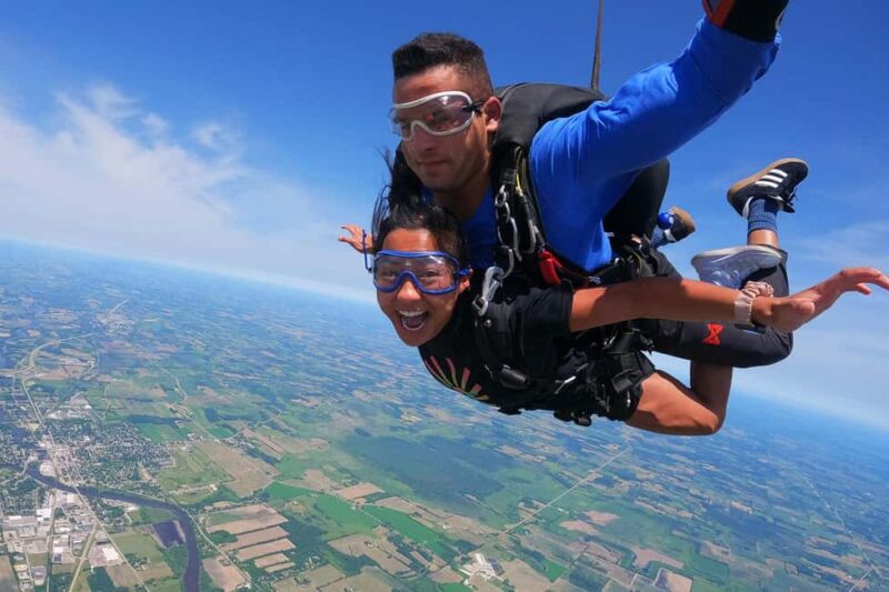 City of Side: SkyDive on Mediterranean Sea by Pilot - The Parachute Glide and Scenic Views of the Coastline