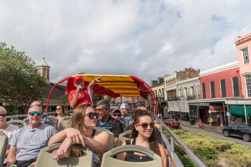 City Sightseeing New Orleans HOHO Bus Tour & Bookable Extras - Discover the Route and Major Stops of the New Orleans HOHO Bus Tour