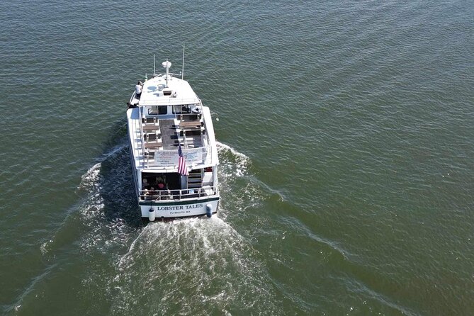 Clambake at Sea Boat Tour in Plymouth - Passing the Iconic Duxbury Pier Light ("Bug Light")