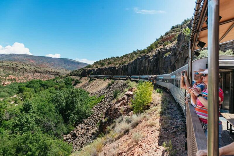 Clarkdale: Verde Canyon Railroad Train Ticket - Vintage Rail Cars Designed for Comfort and Sightseeing