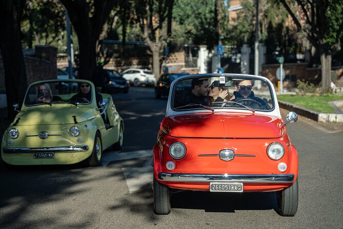 Classic Elegance: Vintage Fiat 500 Cabriolet Rome Tour - Exploring Rome from Piazzale Socrates Panoramic Viewpoint