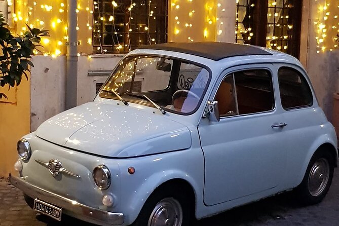 Classic Fiat 500 Rental in Rome - Experience Rome in a Vintage Fiat 500 for an Authentic City Drive