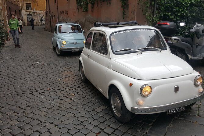 Classic Fiat 500 Rental in Rome - Scenic Drives and Iconic Landmarks Accessible by the Fiat 500