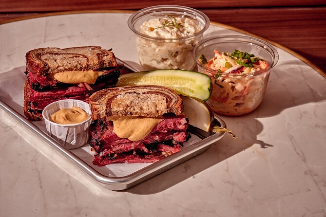 Classic NYC Deli Dinner in the Heart of Times Square - USA Brooklyn Deli’s Location and Contact Info