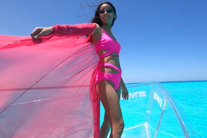 Clear Boat tour in Cancun for 1.5 hours best for photos - Visiting Nichupté Lagoon: The Starting Point of Adventure