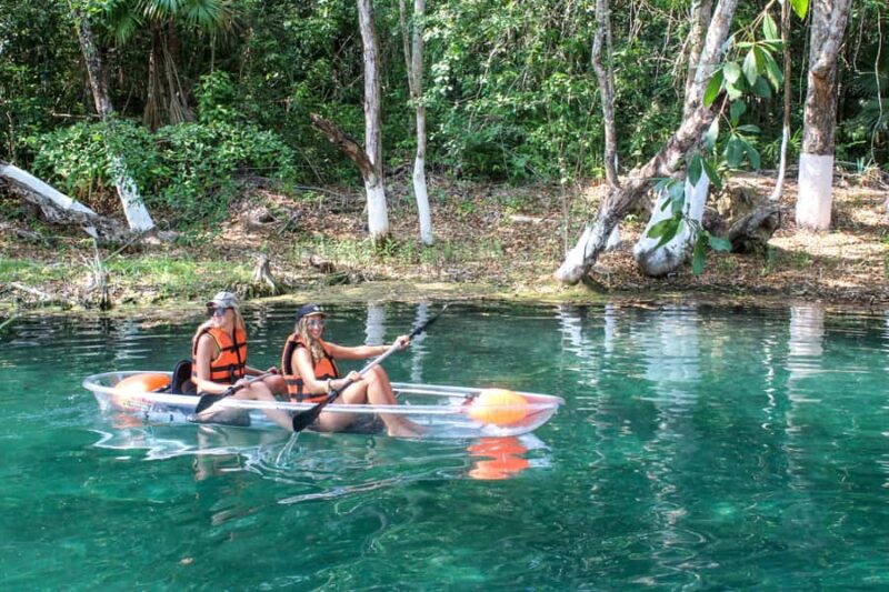 Clear Kayak at Bacalar Lagoon - The Kayaking Experience in the Lagoon
