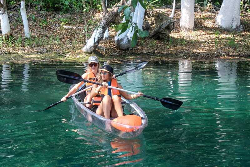 Clear Kayak at Bacalar Lagoon - Wildlife Watching and Natural Scenery