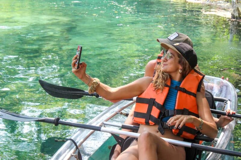 Clear Kayak at Bacalar Lagoon - Guided Tour and Safety Briefing