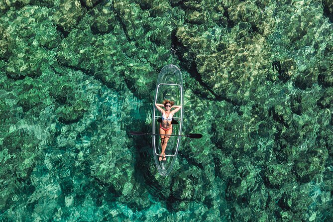 Clear Kayak Tour to Canyon, Island Cliffs & small Cave - The Small Sea Cave Adventure