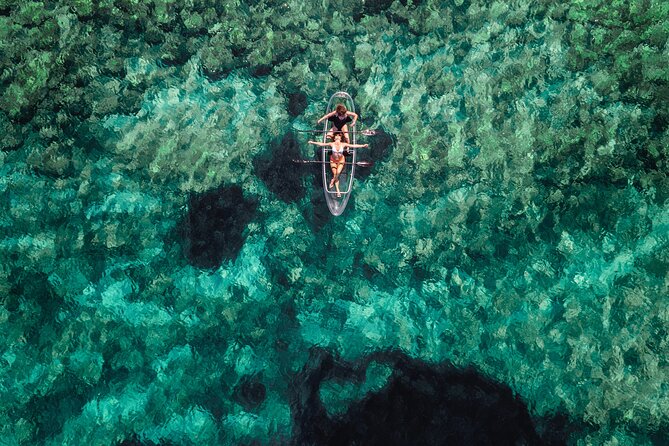 Clear Kayak Tour to Canyon, Island Cliffs & small Cave - Refreshing Drinks and Safety Equipment