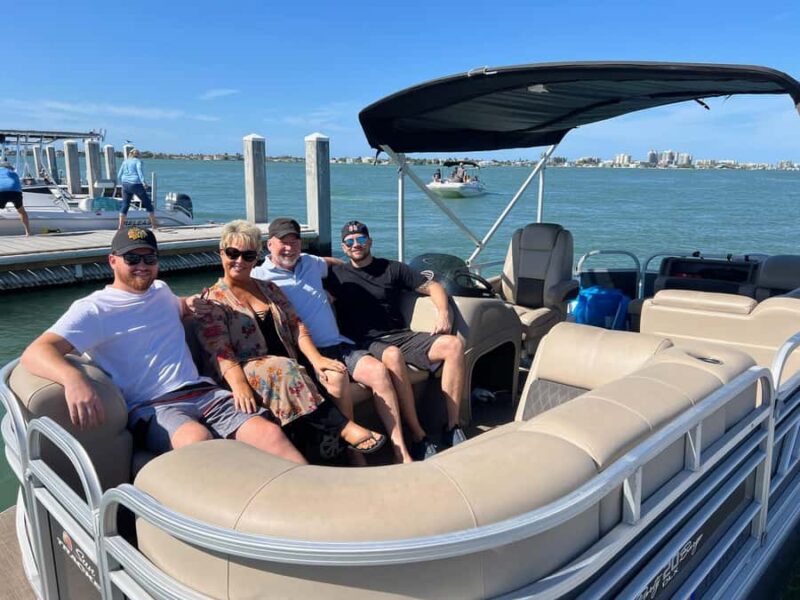 Clearwater: 4 Hour Private Pontoon Boat Rental with Captain - Water Activities and Upgrades to Enhance Your Experience