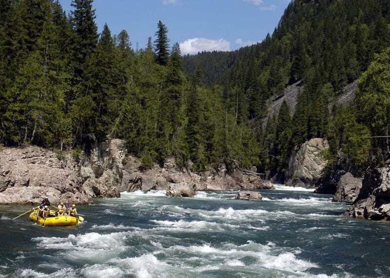 Clearwater BC Rafting with time for a waterfall Tour - The Scenic Route Along the Clearwater River