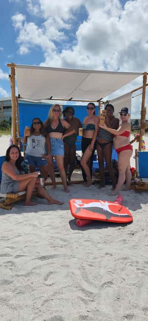 Clearwater: Daydreamer's Luxury Bamboo Cabana Rental - How the Private Group Experience Works