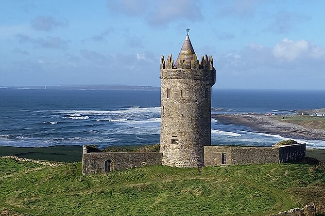Cliffs of Moher and Wild Atlantic Way Private Tour from Limerick. - Visiting Iconic Castles and Ancient Monuments