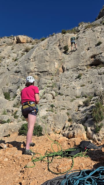 Climbing baptism in Alicante - Key Points