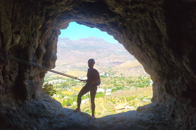 Climbing + Zipline + Via Ferrata + Cave. Adventure route in Gran Canaria - Discover Gran Canaria’s Unique Adventure Route
