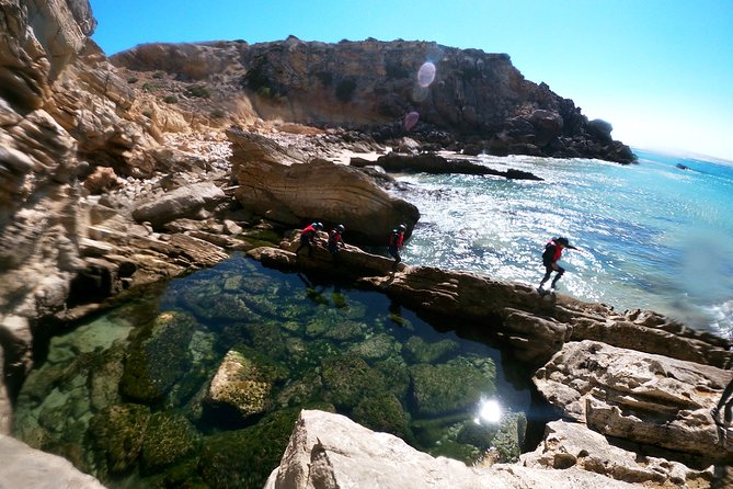 Coasteering adventure with snorkeling: kids version - The Kids Coasteering Experience in the Algarve