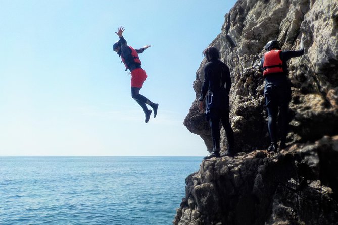 Coasteering and Cliff Jumping Near Lagos - Practical Details and Group Size