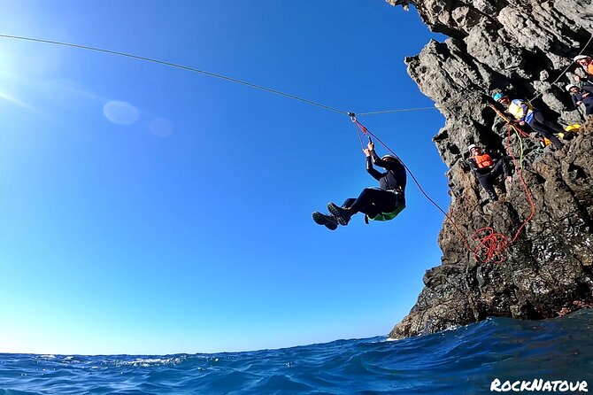 Coasteering Xtreme Gran Canaria: an Ocean & Mountain Adventure - Abseiling Down to the Coastline