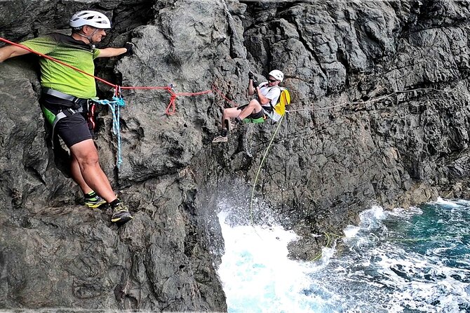 Coasteering Xtreme Gran Canaria: an Ocean & Mountain Adventure - Jumping from a 12-Meter Cliff into the Ocean