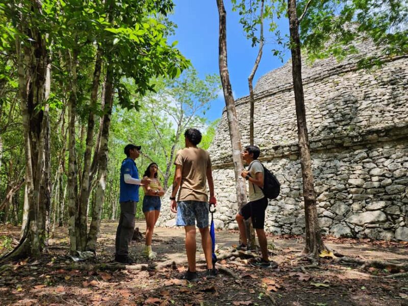 Cobá Ruins and Río Secreto Guided Tour - Climbing the Tallest Pyramid in the Region