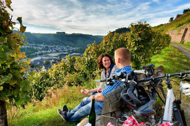 Cochem: Bike and Boat Tour with Picnic and Wine Tasting - Wine Tasting with a Local Winemaker