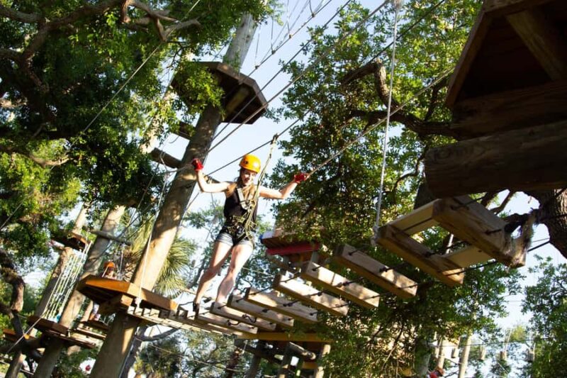 Cocoa Beach: Aerial Adventure Park Ticket - Safety and Language Support