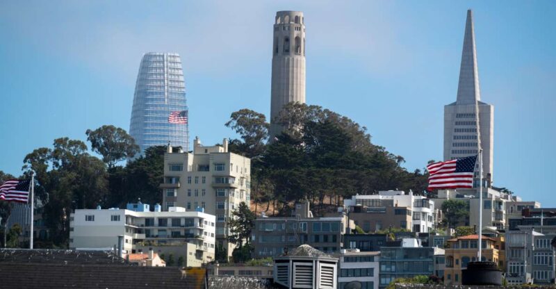 Coit Tower & Little Italy Landmark Walking Tour - Walking Up Telegraph Hill for Stunning City Views