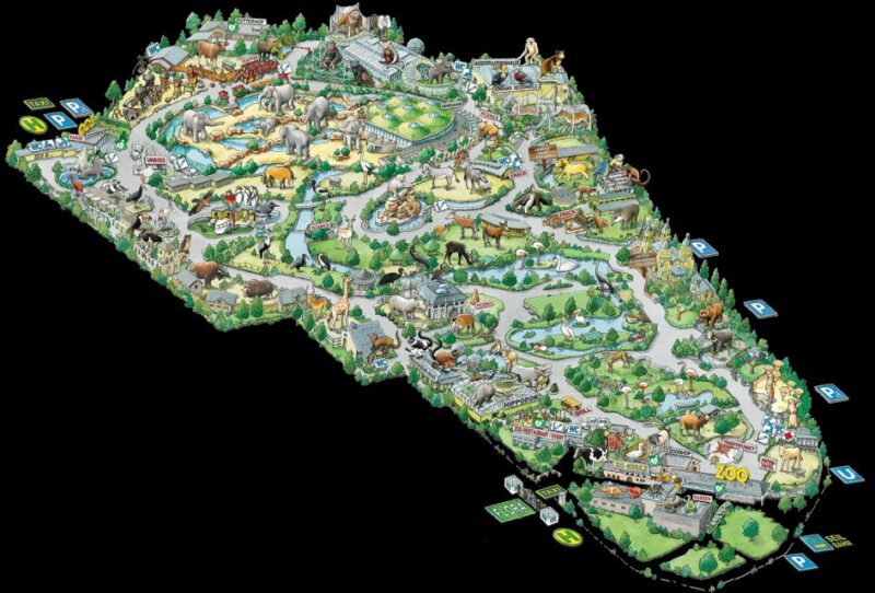 Cologne: Cologne Zoo and Aquarium Entry Ticket - Dinosaur Sculptures and Family Fun