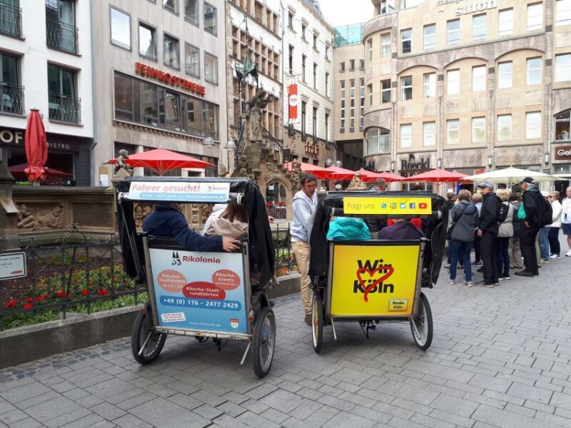 Cologne: Rickshaw Sightseeing Tour - The Starting Point at Friedrich Wilhelm III’s Equestrian Statue