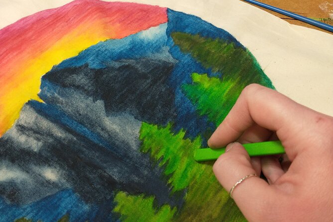 Colorado Inspired Inktense Painted Stocking or Tote Bag Class - The Crafting Process: Layering and Blending Techniques