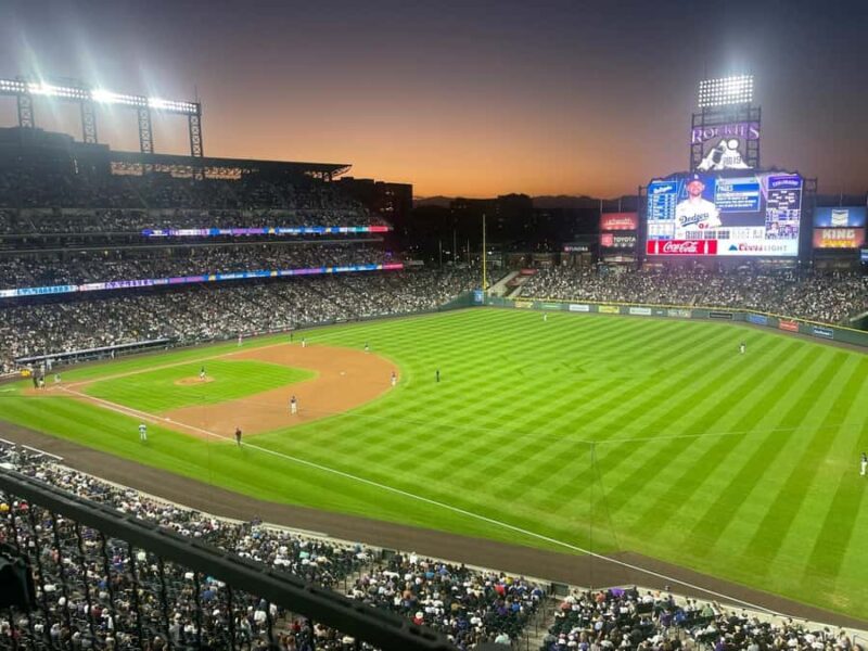 Colorado Rockies Baseball Game Rooftop Experience Ticket - Key Points