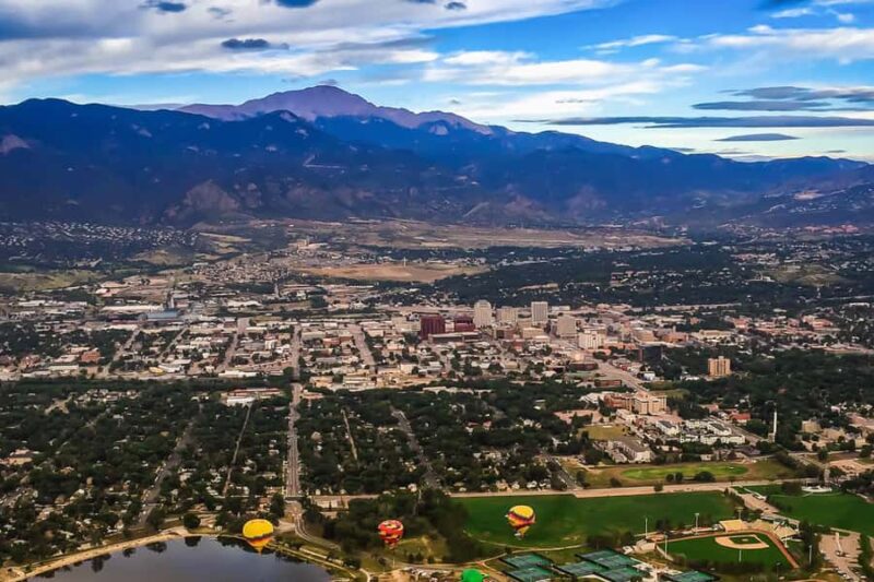 Colorado Springs: Sunrise Hot Air Balloon Flight - The Launch Site at Hurts Donut