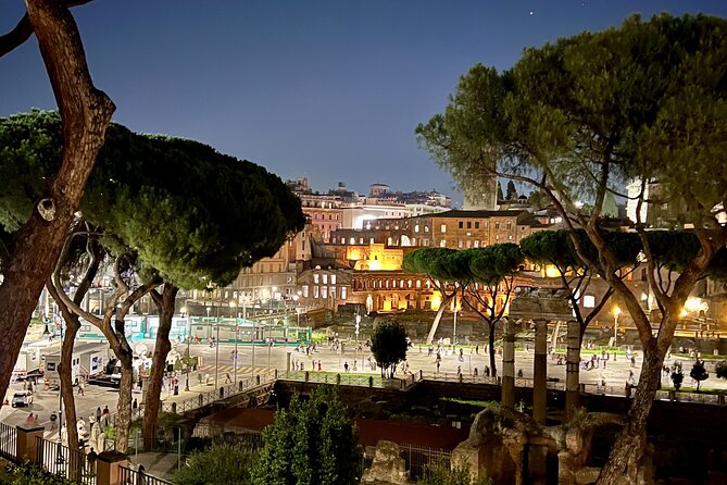 Colosseum and Roman Forum Sightseeing Area Night Walking Tour - Piazza del Campidoglio and Marcus Aurelius Statue