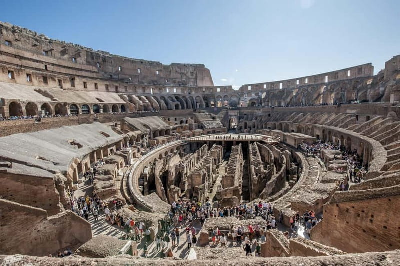 Colosseum Arena, Forum & Hill Tour Optional Underground - Key Points